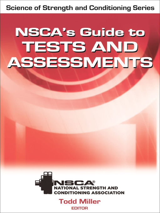 Title details for NSCA's Guide to Tests and Assessments by NSCA -National Strength & Conditioning Association - Wait list